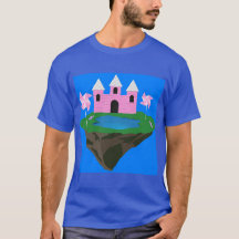 Camiseta de Fantasía del Castillo Flotante Mágico