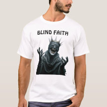 Camiseta de fantasía oscura y fe ciega gótica