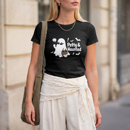 Camiseta de Fantasma Mezquina y Embrujada | Diseño