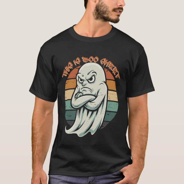 Camiseta De Fantasma Vintage. (Anverso)