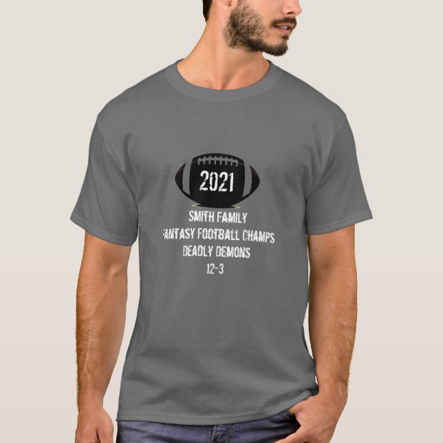 Camiseta de Fantasy Football personalizable (Anverso)
