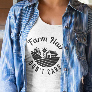Camiseta de Farm Hair Don’t Care