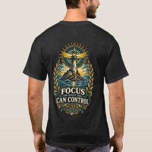 Camiseta de faro de enfoque en lo que puedes contr