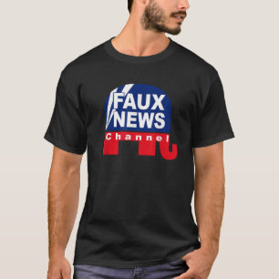camiseta de FAUX News FAKE News