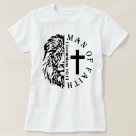 Camiseta De Fe, Hombre De Fe Christian Boho