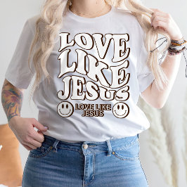 Camiseta de fe, regalos de Jesús, amor como camise