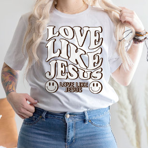 Camiseta de fe, regalos de Jesús, amor como camise