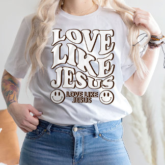 Camiseta de fe, regalos de Jesús, amor como camise