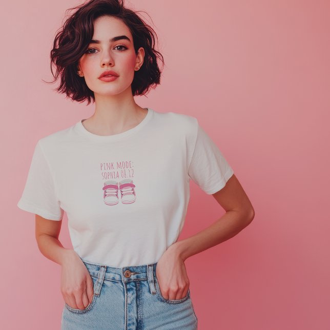 Camiseta de Fecha de Nacimiento Personalizada Baby (Subido por el creador)