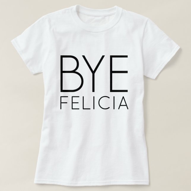 CAMISETA DE FELICIA DEL ADIÓS (Diseño del anverso)