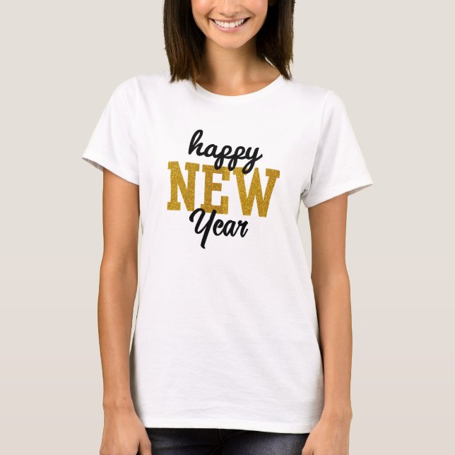 Camiseta de Feliz Año Nuevo (Anverso)