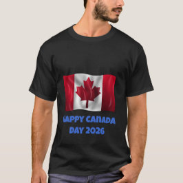 Camiseta de Feliz Día de Canadá para Hombres