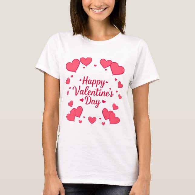 camiseta de feliz día de San Valentín (Anverso)