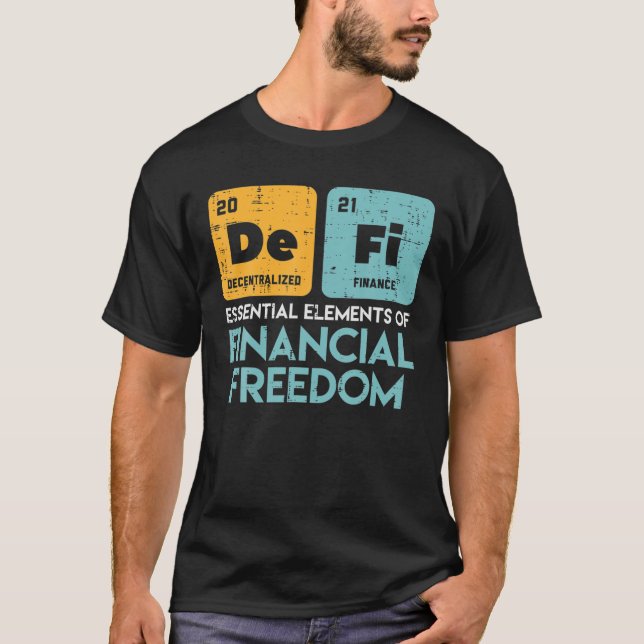 Camiseta De Fi Descentralizado Finanzas Crypto Stock Exchan (Anverso)