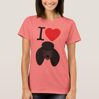 Camiseta de fideos negros de corazón