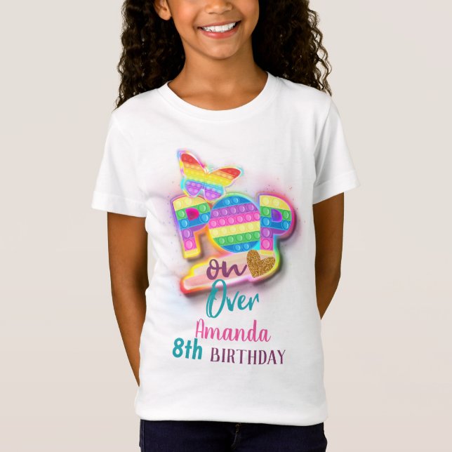 Camiseta De Fidget De Pop It Bubble (Anverso)