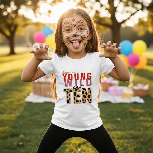 Camiseta de fiesta con estampado de leopardo para  (Subido por el creador)