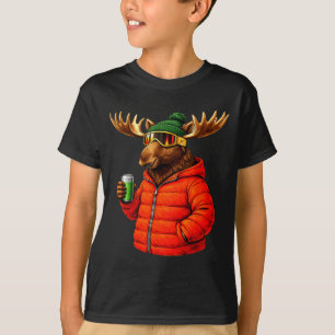 Camiseta de fiesta de alce con motivos de animales