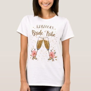Camiseta de fiesta de boda personalizable Chic Bri