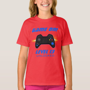 Camiseta de fiesta de cumpleaños del videojuego az