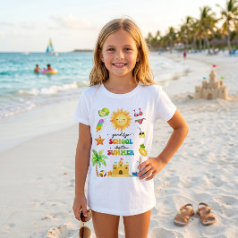 Camiseta de fiesta de despedida escolar y bienveni