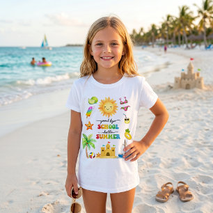 Camiseta de fiesta de despedida escolar y bienveni