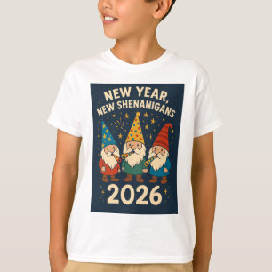 Camiseta de fiesta de Gnome de Travesuras de Año N