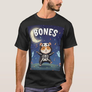 Camiseta de fiesta de Halloween de Bones – Hamster