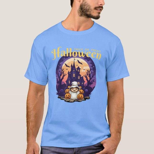 Camiseta de fiesta de Halloween, regalo de fiesta  (Anverso)