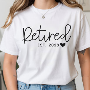 Camiseta de fiesta de jubilación regalo personaliz