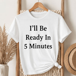 Camiseta de fiesta de mentiras blancas Estaré list