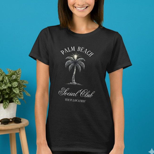 Camiseta de fiesta de soltera con palmera (Subido por el creador)
