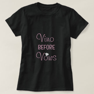Camiseta de fiesta de soltera 'Vino negro antes de