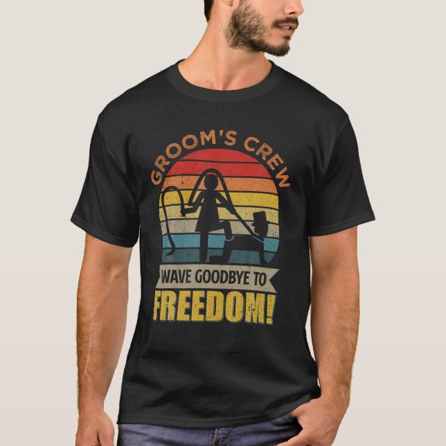 Camiseta de fiesta de soltero para la tripulación  (Anverso)