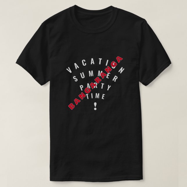 Camiseta de fiesta de verano (Diseño del anverso)