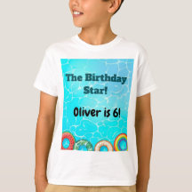 Camiseta de fiesta en la piscina para niños