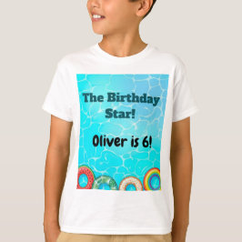 Camiseta de fiesta en la piscina para niños