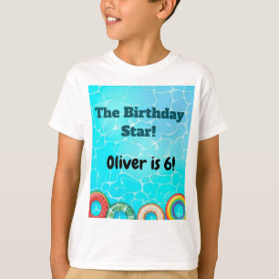 Camiseta de fiesta en la piscina para niños