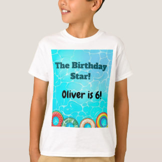 Camiseta de fiesta en la piscina para niños