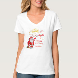 Camiseta de fiesta navideña