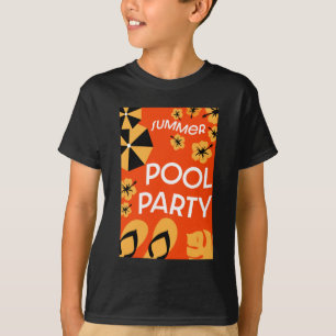 Camiseta de Fiestas de la piscina de verano