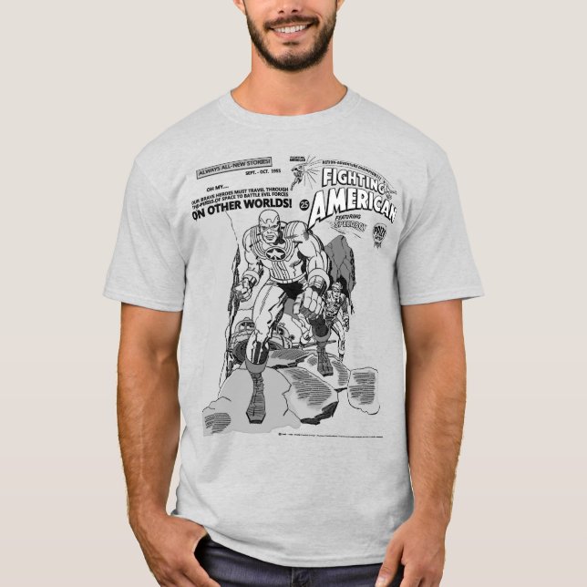 Camiseta de 'Fighting American' Action Comic (Anverso)