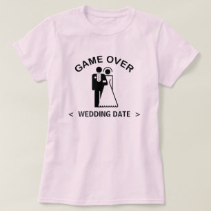 Camiseta de fin de juego (fecha Boda)