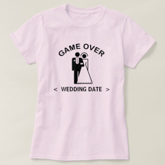 Camiseta de fin de juego (fecha Boda)
