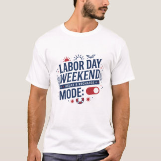Camiseta de fin de semana del Día del Trabajo: Rel