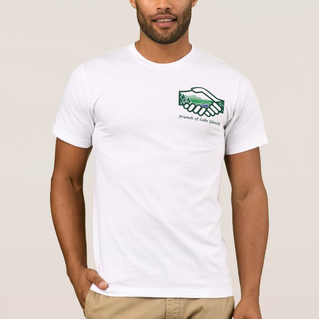 Camiseta de fino Jersey de FLG Bella Canvas para h (Anverso)
