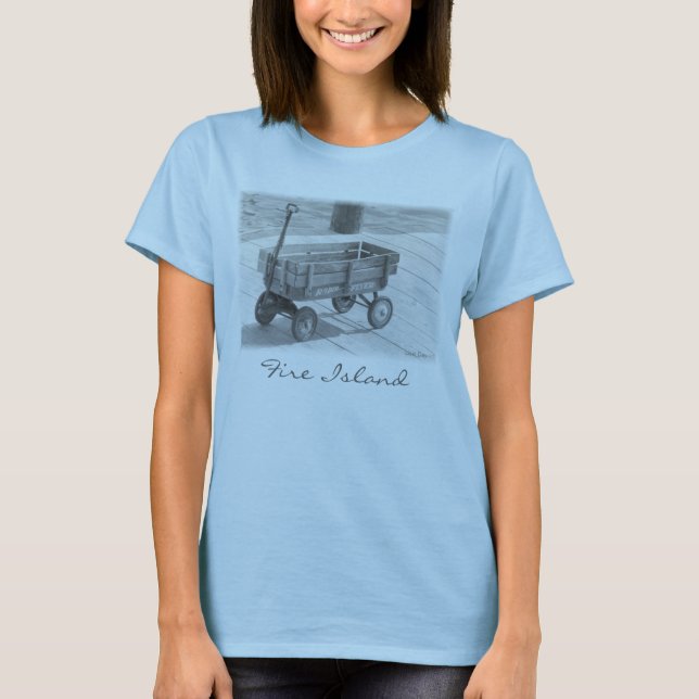 Camiseta de 'Fire Island Wagon' Ladies (Anverso)
