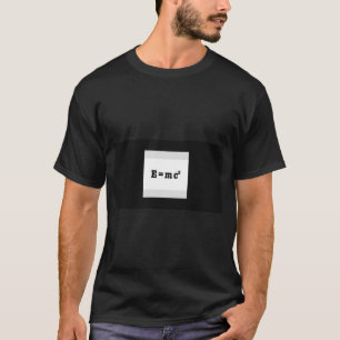 Camiseta de Física E=mc²   Ecuación de Equivalenci
