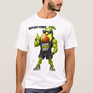 Camiseta de Fitness de Aguacate Musculoso Construi