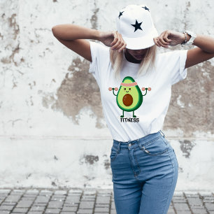 Camiseta de Fitness de Aguacate para Mujeres